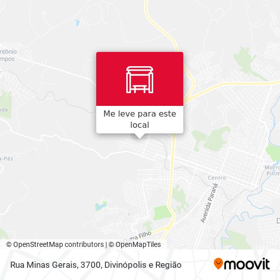 Rua Minas Gerais, 3700 mapa