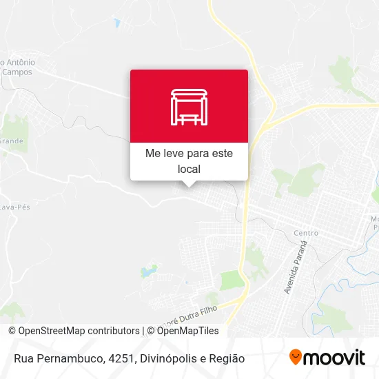 Rua Pernambuco, 4251 mapa