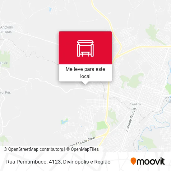 Rua Pernambuco, 4123 mapa