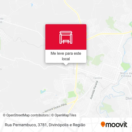 Rua Pernambuco, 3781 mapa