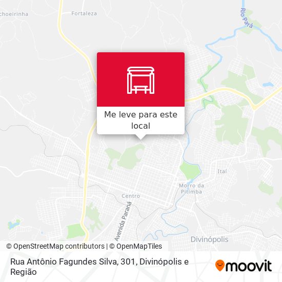 Rua Antônio Fagundes Silva, 301 mapa