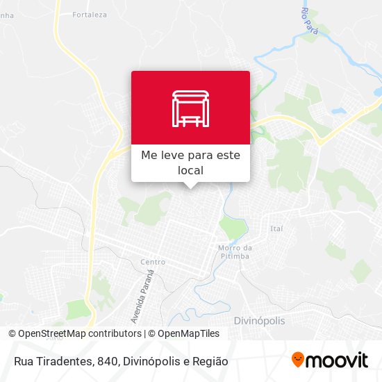 Rua Tiradentes, 840 mapa