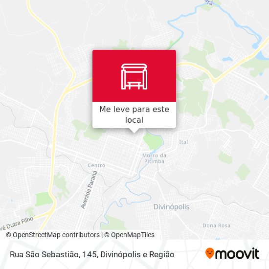 Rua São Sebastião, 145 mapa