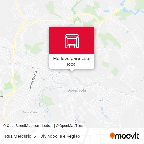 Rua Mercúrio, 51 mapa
