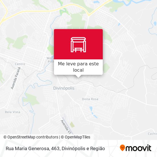 Rua Maria Generosa, 463 mapa