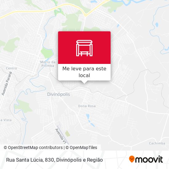 Rua Santa Lúcia, 830 mapa