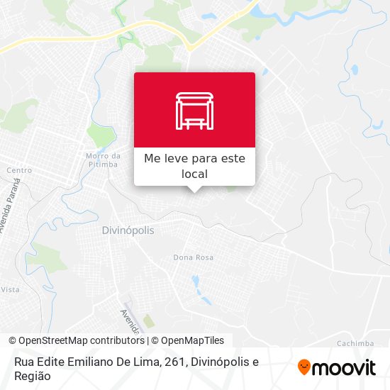 Rua Edite Emiliano De Lima, 261 mapa