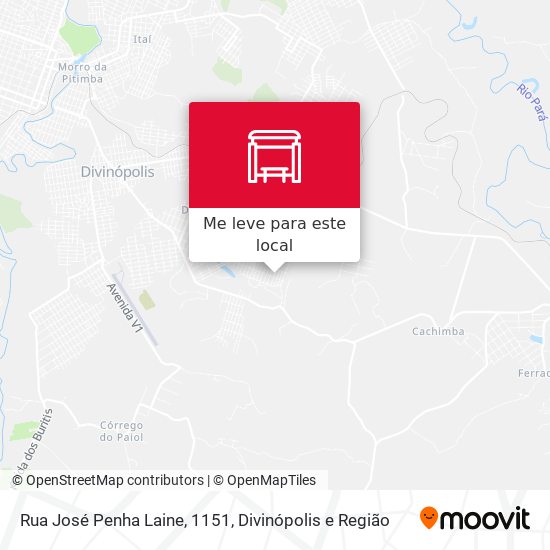 Rua José Penha Laine, 1151 mapa