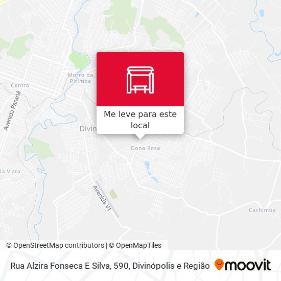 Rua Alzira Fonseca E Silva, 590 mapa