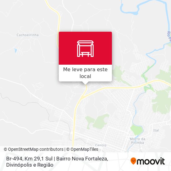 Br-494, Km 29,1 Sul | Bairro Nova Fortaleza mapa