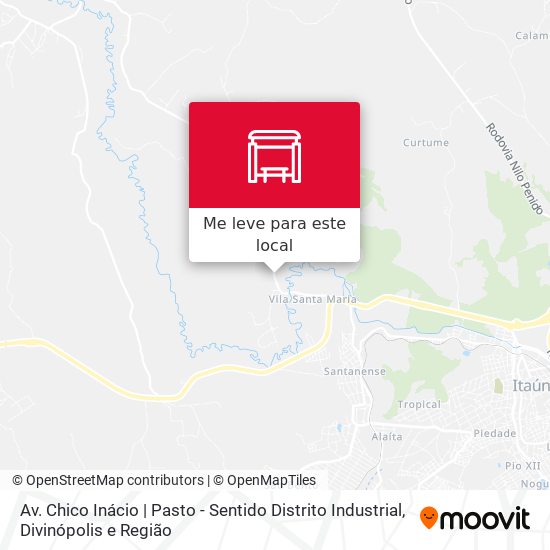 Av. Chico Inácio | Pasto - Sentido Distrito Industrial mapa