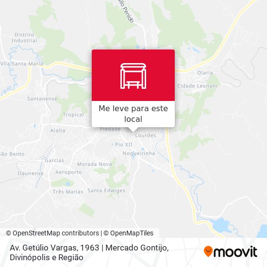 Av. Getúlio Vargas, 1963 | Mercado Gontijo mapa