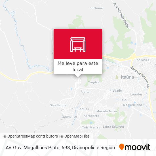 Av. Gov. Magalhães Pinto, 698 mapa