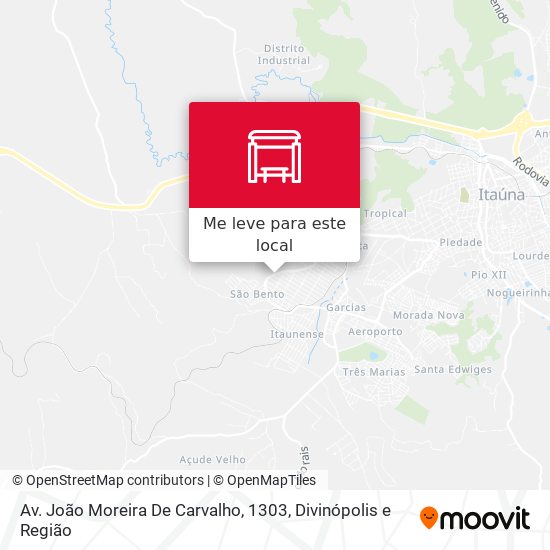 Av. João Moreira De Carvalho, 1303 mapa