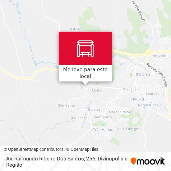 Av. Raimundo Ribeiro Dos Santos, 255 mapa