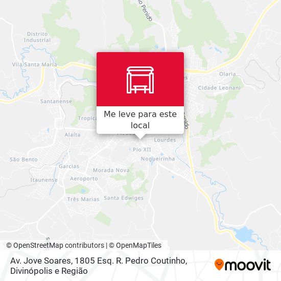 Av. Jove Soares, 1805 Esq. R. Pedro Coutinho mapa