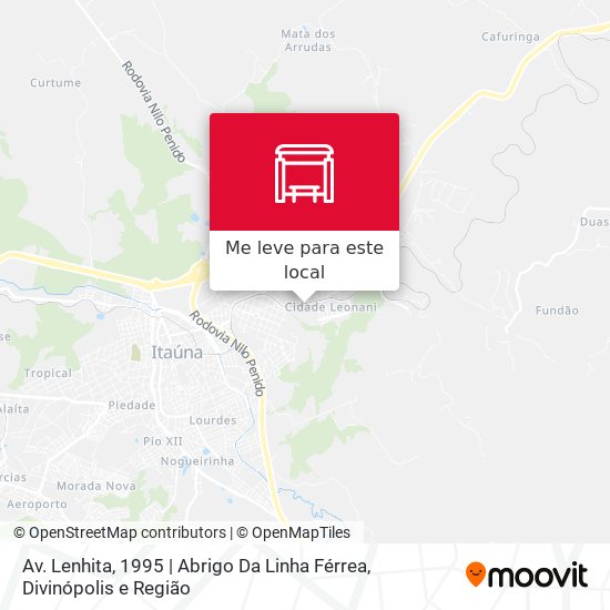 Av. Lenhita, 1995 | Abrigo Da Linha Férrea mapa