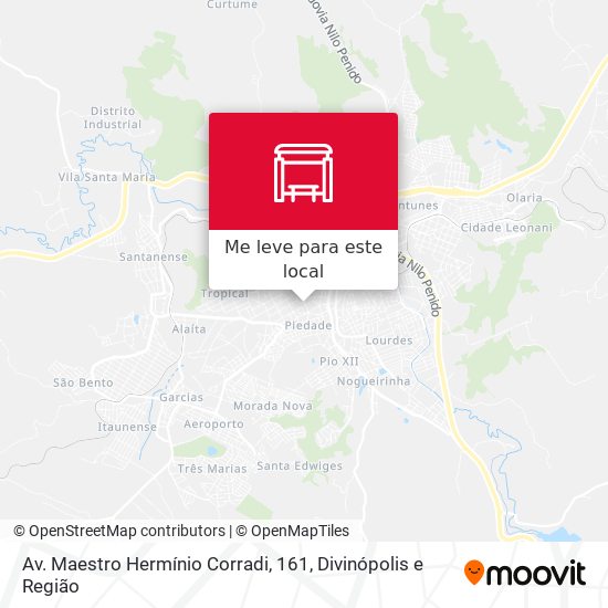 Av. Maestro Hermínio Corradi, 161 mapa