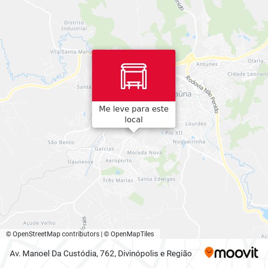 Av. Manoel Da Custódia, 762 mapa