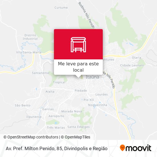 Av. Pref. Milton Penido, 85 mapa