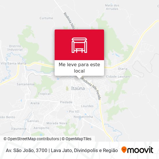 Av. São João, 3700 | Lava Jato mapa