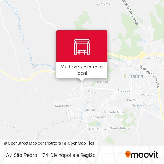 Av. São Pedro, 174 mapa