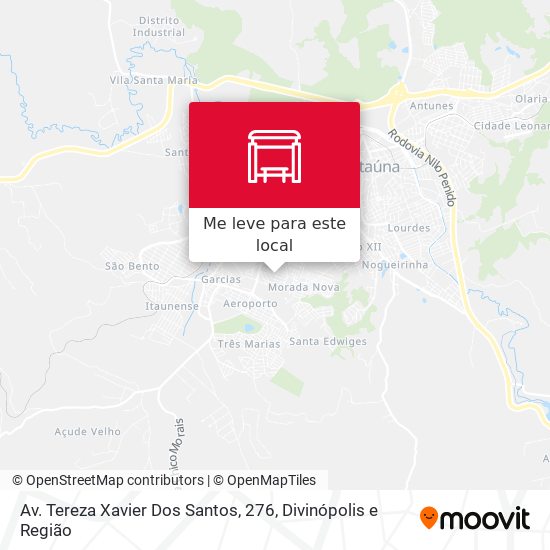 Av. Tereza Xavier Dos Santos, 276 mapa