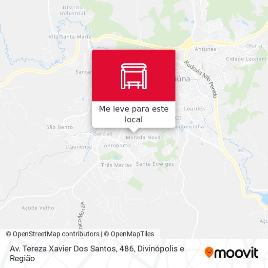 Av. Tereza Xavier Dos Santos, 486 mapa