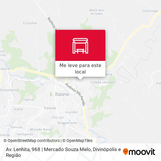 Av. Lenhita, 968 | Mercado Souza Melo mapa