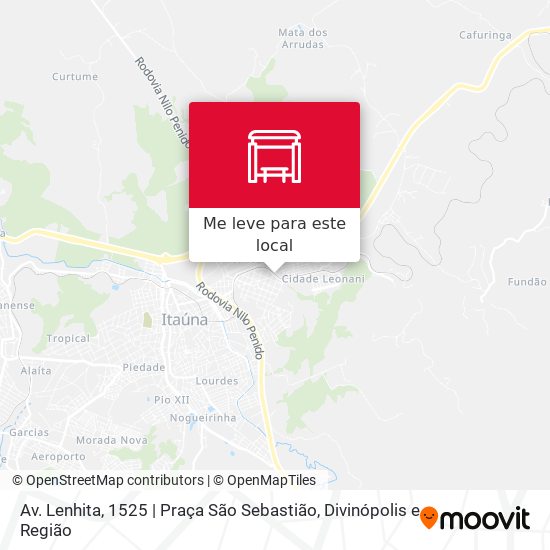Av. Lenhita, 1525 | Praça São Sebastião mapa