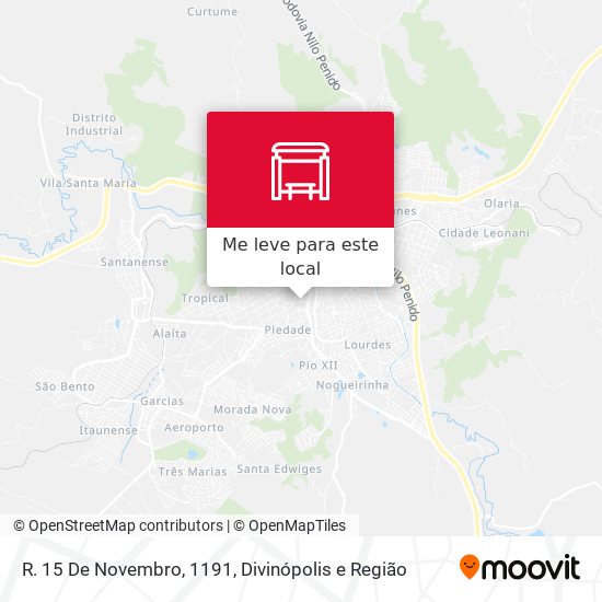 R. 15 De Novembro, 1191 mapa