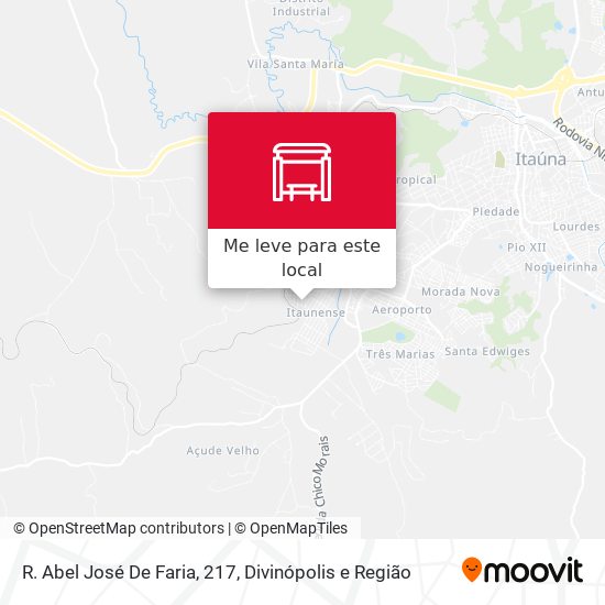 R. Abel José De Faria, 217 mapa