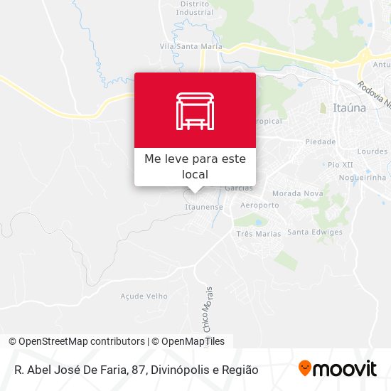 R. Abel José De Faria, 87 mapa