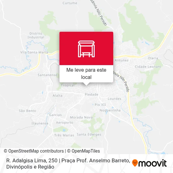 R. Adalgisa Lima, 250 | Praça Prof. Anselmo Barreto mapa