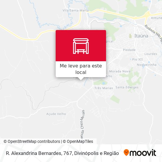 R. Alexandrina Bernardes, 767 mapa