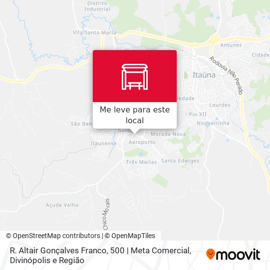 R. Altair Gonçalves Franco, 500 | Meta Comercial mapa