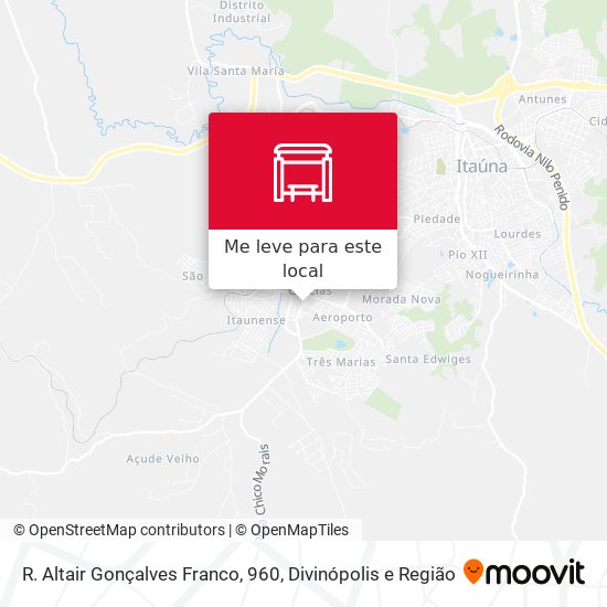 R. Altair Gonçalves Franco, 960 mapa