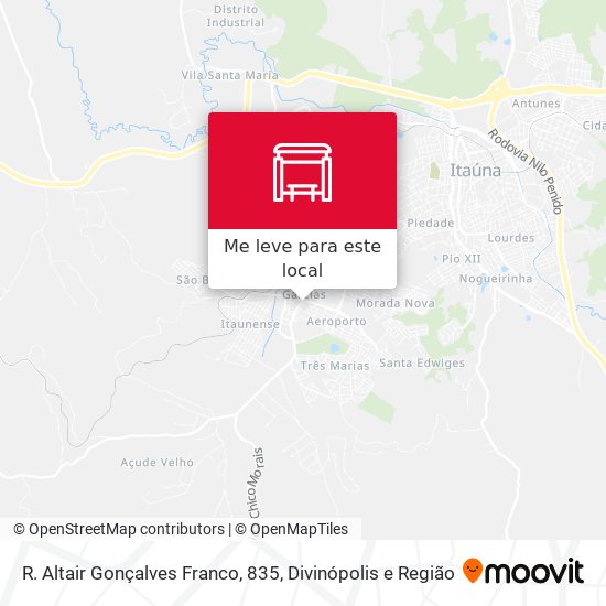 R. Altair Gonçalves Franco, 835 mapa