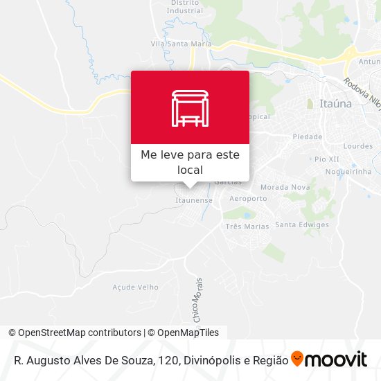 R. Augusto Alves De Souza, 120 mapa