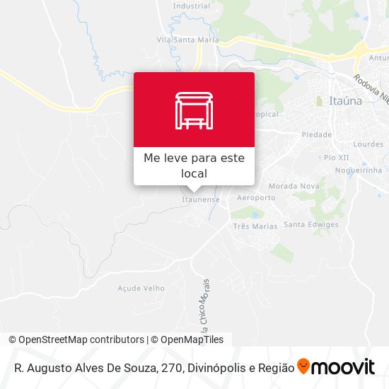 R. Augusto Alves De Souza, 270 mapa