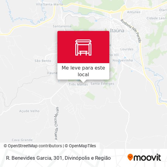 R. Benevides Garcia, 301 mapa