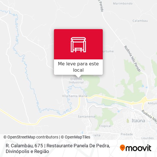 R. Calambáu, 675 | Restaurante Panela De Pedra mapa