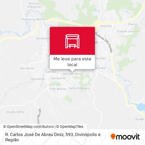 R. Carlos José De Abreu Diniz, 593 mapa
