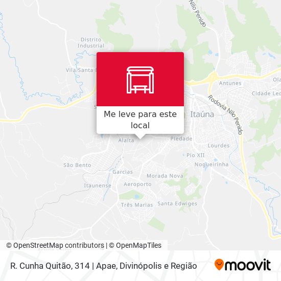 R. Cunha Quitão, 314 | Apae mapa
