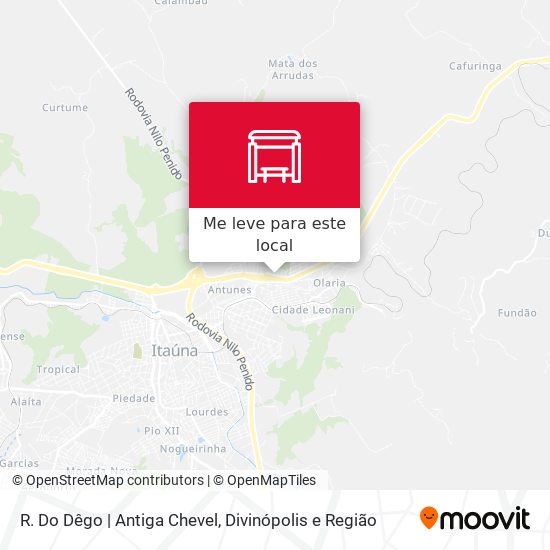 R. Do Dêgo | Antiga Chevel mapa