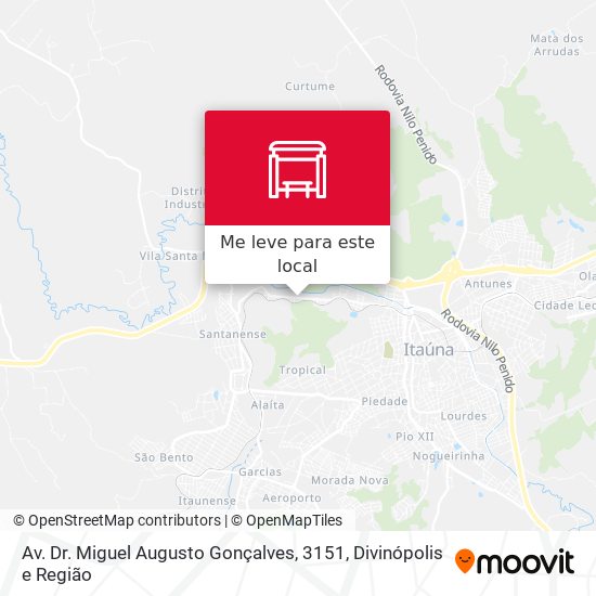 Av. Dr. Miguel Augusto Gonçalves, 3151 mapa