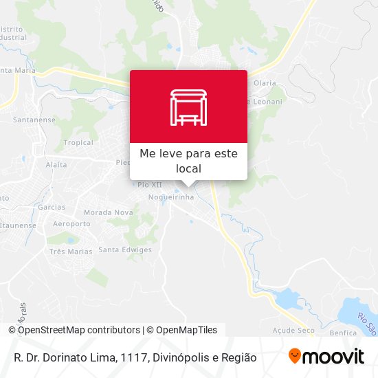 R. Dr. Dorinato Lima, 1117 mapa