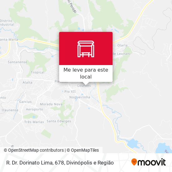 R. Dr. Dorinato Lima, 678 mapa