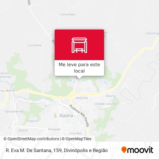 R. Eva M. De Santana, 159 mapa