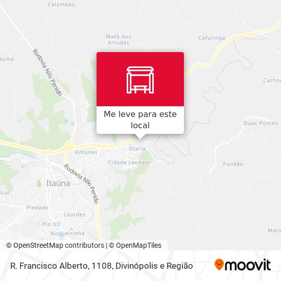 R. Francisco Alberto, 1108 mapa